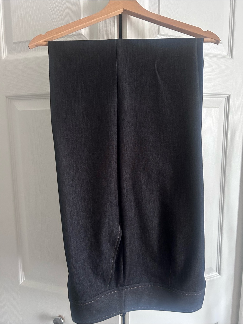 Calvin Klein Denim-Look Wide Leg Pants